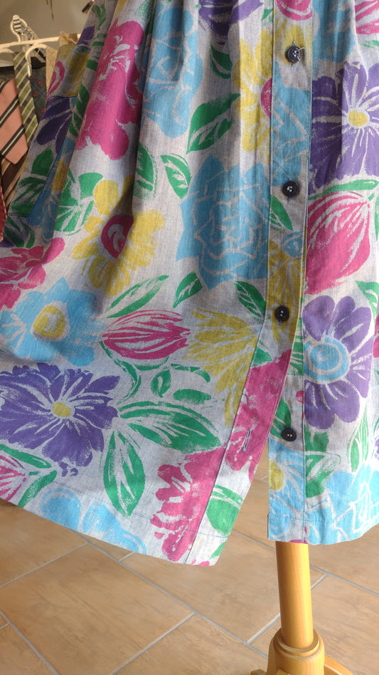 Vintage skirt floreale
